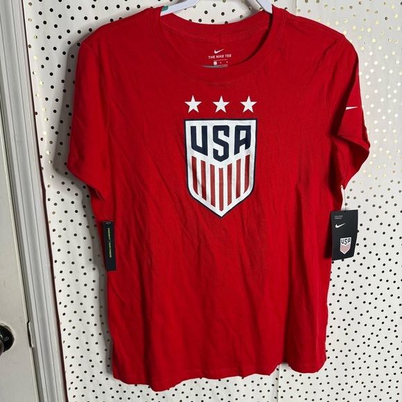 Nike Red Short Sleeve USA Tee - Picture 2 of 7